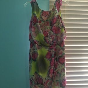 FLORAL COCKTAIL DRESS